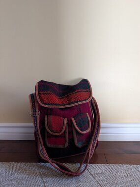 NAVAJO KNIT BOHO VINTAGE Y2K BAG